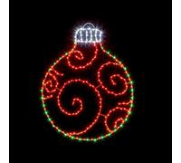 Premier Decorations Limited Multicolour Bauble Hanging Decoration