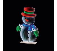 Premier Decorations Limited Multicolour Led Snowman Infinity Light (H) 600mm