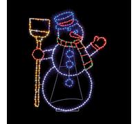 Premier Decorations Limited Multicolour Led Snowman Silhouette (H) 1000mm