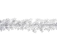 Premier Decorations Limited Premier - 1.8M Decorative Garland, Silver Star