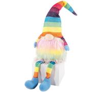 Premier Decorations Limited Premier - Sitting Rainbow Gnome, 50Cm