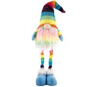 Premier Decorations Limited Premier - Standing Rainbow Gnome, 50Cm