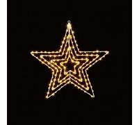 Premier Decorations Limited Warm White 4 Layered Star Led - (H)500mm