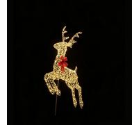 Premier Decorations Limited Warm White Led Golden Elegance Reindeer Silhouette (H) 1000mm