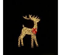 Premier Decorations Limited Warm White Led Golden Elegance Reindeer Silhouette (H) 1000mm