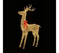 Premier Decorations Limited Warm White Led Golden Elegance Stag Silhouette (H) 2000mm