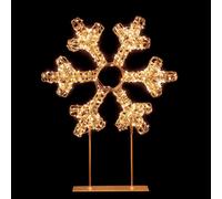 Premier Decorations Limited Warm White Led Snowflake Silhouette
