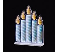 Premier Decorations Limited White Led Candlebridge Infinity Light (H) 400mm