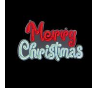 Premier Decorations Limited White/red Led Merry Christmas Infinity Light (H) 400mm