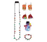 Premier Decorations Lit Christmas Jewellery - Assorted
