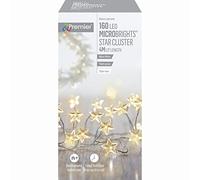 Premier Decorations MicroBrights Star Cluster Multi-Action 160 LED - Warm White