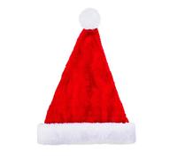 Premier Decorations Plush Santa Hat, 43cm Red