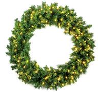 Premier Decorations Pre lit Oregon Christmas Wreath
