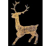 Premier Decorations Premier 1.4M Soft Acrylic Stag With 300 Twinkling Warm White Leds