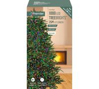 Premier Decorations Premier - 1000 Led Multi Colour, Multi-Action Treebrights With Timer, 25M