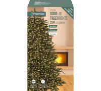 Premier Decorations Premier - 1000 Led Warm White, Multi-Action Treebrights With Timer, 25M