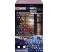 Premier Decorations Premier - 360 Multi Action Blue And White Led Christmas Net Lights 3.5 X 1.2M