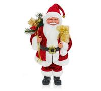 Premier - 40cm Red Traditional Santa with Sack and Presents