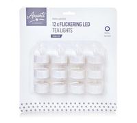 Premier Decorations Premier - Led Flickering Tealight Set, 12 Pieces