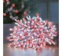 Premier Decorations Red & White LED Christmas Tree Lights