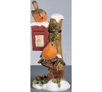 Premier Decorations Robin Post-box Mantelpiece Ornament