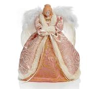 Premier Decorations Rose Gold Tree Topper Battery Operated with LED lights