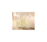 Premier Decorations Set of 3 Plastic FlickaBright Candles