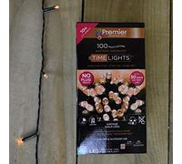Premier Decorations Timelights Battery Operated Multi-Action 100 LED - Vintage Gold