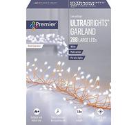 Premier Decorations UltraBright Garland - Rose Gold/White