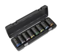 Sealey AK80/9M 8 Piece Deep Impact Socket Set 3/4" Drive