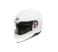 Premier Delta U8 White Flip Front Modular Motorcycle Crash Helmet