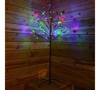 Premier Deluxe 1.5m Cherry Blossom Tree - 96 Multi Coloured LED Lights