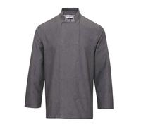 Premier Denim Chef's Jacket Unisex Long Sleeve Cross Over Fastening
