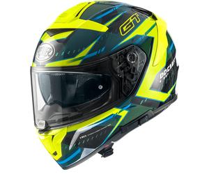 Premier Devil EV, full face helmet XL Neon-Yellow/Black/Blue