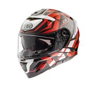 Premier Devil JC 92 Black Red White Full Face Motorcycle Crash Helmet