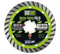 Premier Diamond Products STM-10 SiteTuff 125mm Mortar Raking Diamond B