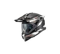 Premier Discovery Carbon EA Adventure Motorcycle Helmet Grey/White