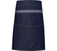 (One Size, Indigo Denim) Premier Unisex Domain Contrast Denim Waist Apron