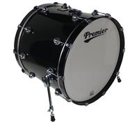 Premier Drums Genista Series 43282BXLD 1-Piece Birch 22x18 Inches Bass Drum, Drum Set (Solid Black Lacquer)