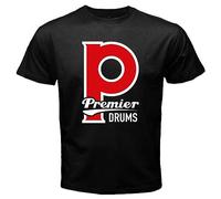 Premier Drums P Badge Logo Heavy Cotton Tee T-Shirt Size