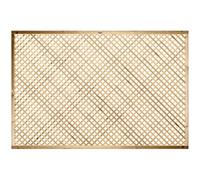 Premier Elite Alderley Rounded Edge Smooth Lattice Trellis Pressure Treated Fence Topper Panel or Wall Climber Width: 6ft (183cm) x Height: 4ft (120cm | 1200mm) Privacy 20mm x 20mm Hole Design