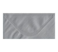 Premier Envelopes Metallic Silver DL - 110 mm x 220 mm 100gsm Gummed Envelope (Pack of 100)