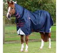 Premier Equine Akoni 0g Turnout Rug with Classic Neck Cover - Navy - Size: 6ft