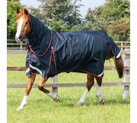 Premier Equine Buster 150g Turnout Rug with Classic Neck Cover - Outdoor Horse Blanket - Navy - Size: 6ft 3inch