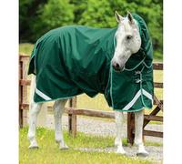 Premier Equine Buster 200g Turnout Rug with Snug-Fit Neck Cover Green - Green / 5'0