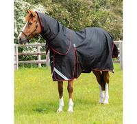 Premier Equine Buster 250g Turnout Rug with Classic Neck Cover Black - Black / 6'0