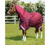 Premier Equine Buster 40g Turnout Rug with Classic Neck Cover Burgundy - Burgundy / 5'0