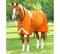 Premier Equine Buster Hardy 200g Half Neck Turnout Rug Burnt Orange - Burnt Orange / 5'0