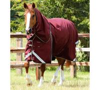 Premier Equine Buster Zero Turnout Rug with Classic Neck Cover Burgundy - Burgundy / 5'0