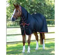 Premier Equine Combo Buster Waffle Horse Cooler Rug Black - Black / 5'6
